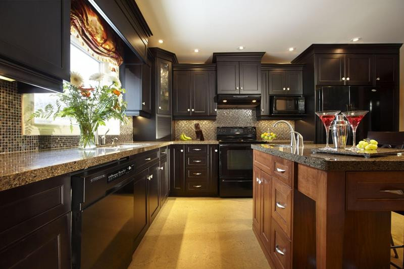 Best ideas about Kitchen Ideas With Dark Cabinets
. Save or Pin 18 Kitchen Designs Incorporating Dark RTA Cabinets Now.