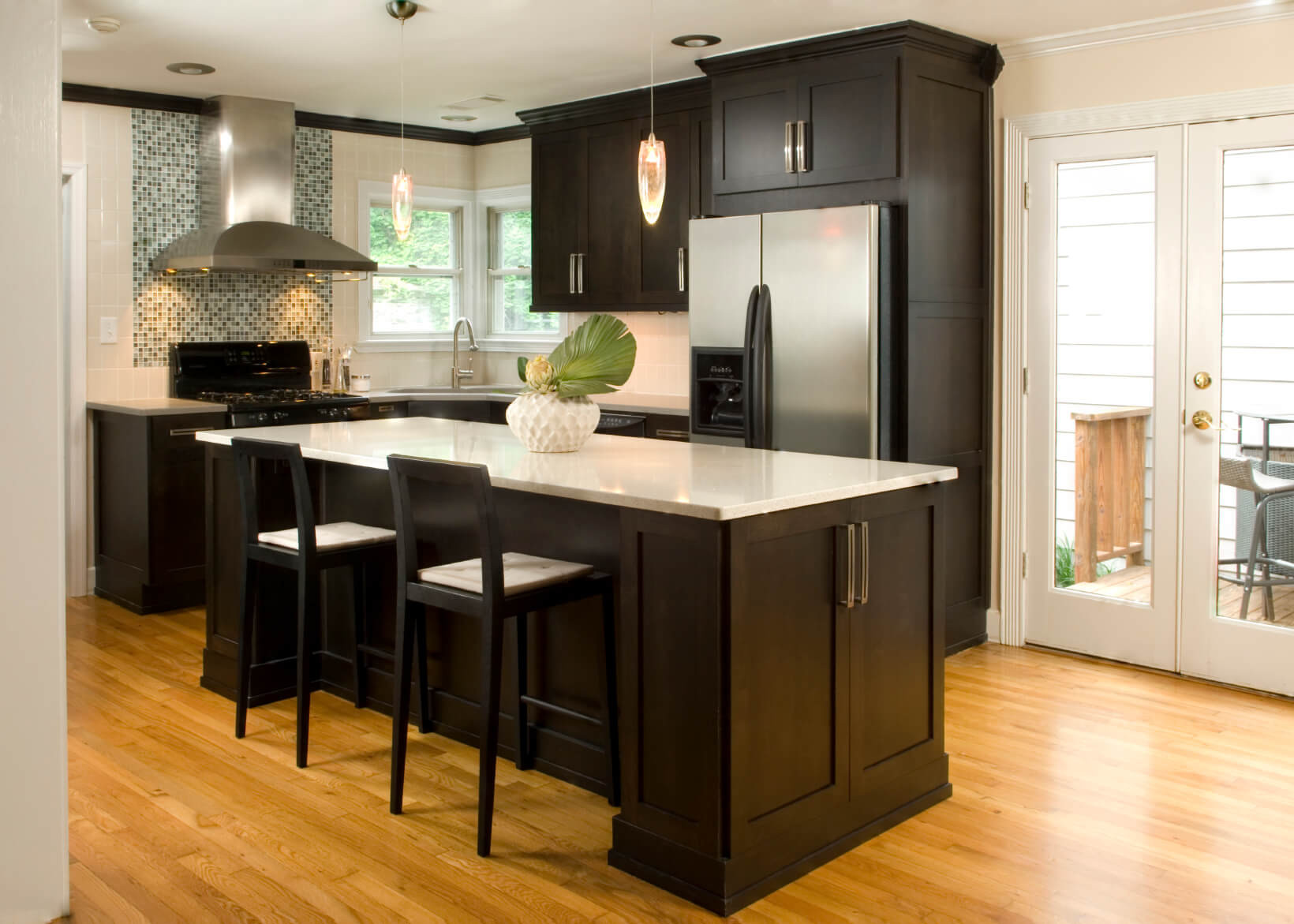 Best ideas about Kitchen Ideas With Dark Cabinets
. Save or Pin 52 Dark Kitchens with Dark Wood and Black Kitchen Cabinets Now.