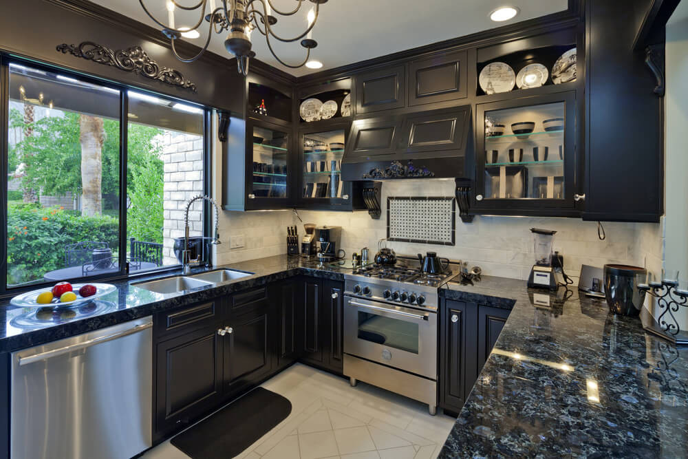 Best ideas about Kitchen Ideas With Dark Cabinets
. Save or Pin 46 Kitchens With Dark Cabinets Black Kitchen Now.