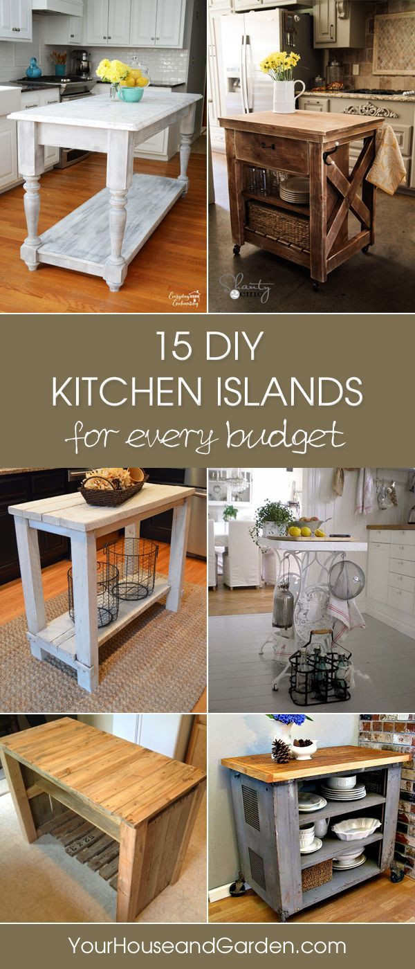 Best ideas about Kitchen Island DIY Ideas
. Save or Pin Best 25 Diy kitchen island ideas on Pinterest Now.