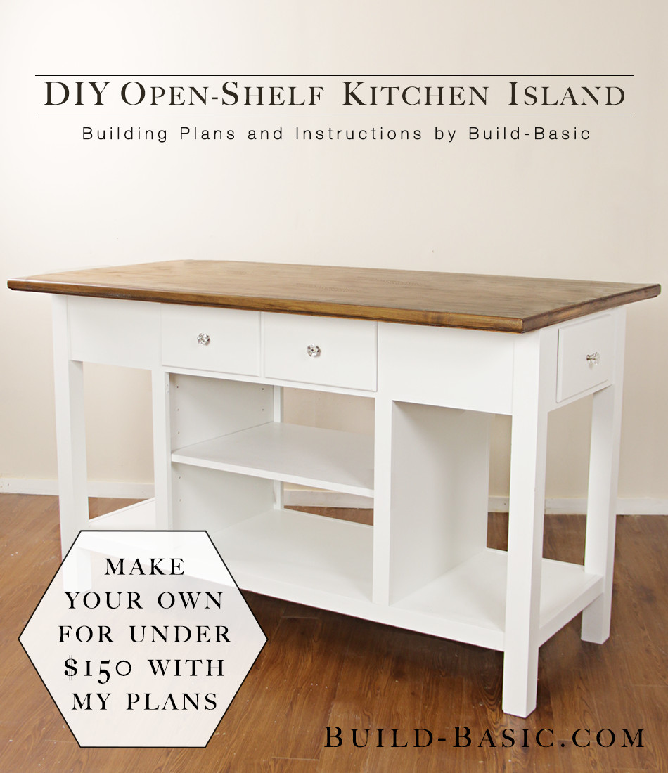 Best ideas about Kitchen Island Plans DIY
. Save or Pin Build a DIY Open Shelf Kitchen Island ‹ Build Basic Now.