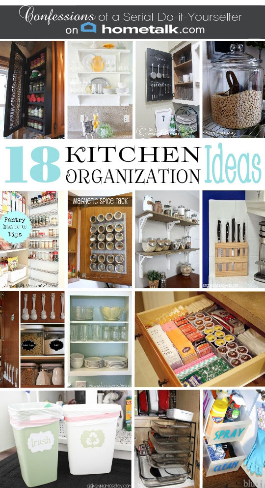 Best ideas about Kitchen Organization DIY
. Save or Pin DIY Spice Cabinet and 17 More Kitchen Organization Ideas Now.