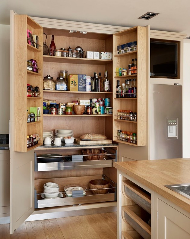 Best ideas about Kitchen Pantry Storage Ideas
. Save or Pin 15 Handy Kitchen Pantry Designs With A Lot Storage Room Now.