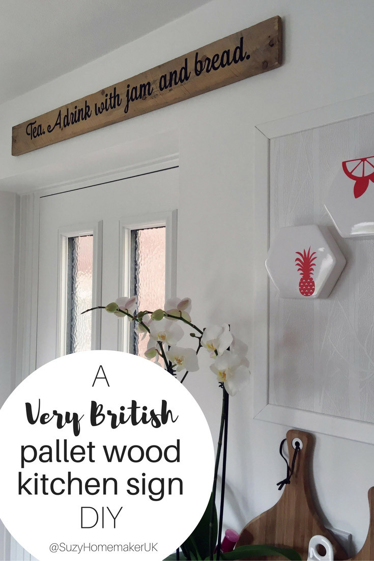 Best ideas about Kitchen Signs DIY
. Save or Pin DIY kitchen sign made from scrap wood Now.