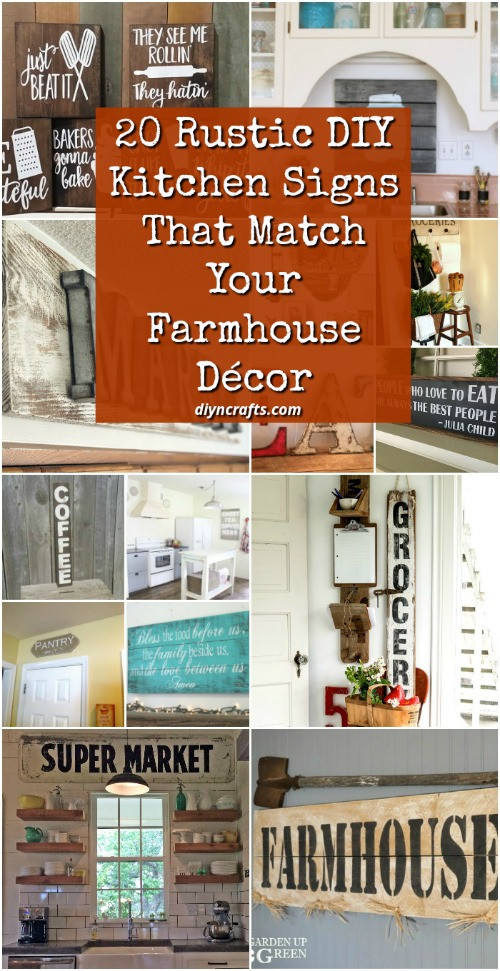 Best ideas about Kitchen Signs DIY
. Save or Pin 20 Rustic DIY Kitchen Signs That Match Your Farmhouse Now.