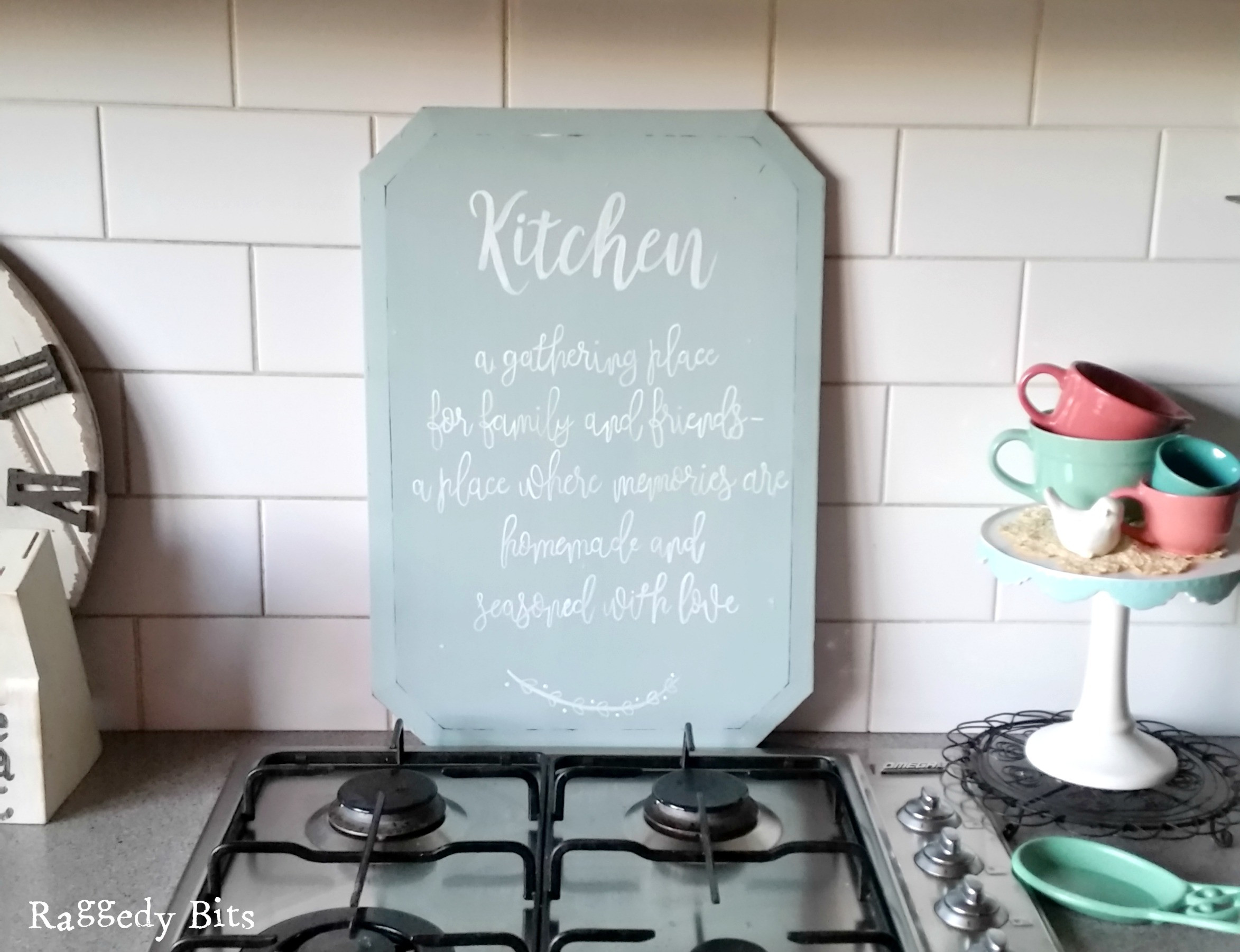 Best ideas about Kitchen Signs DIY
. Save or Pin DIY Mirror Kitchen Sign Raggedy Bits Now.