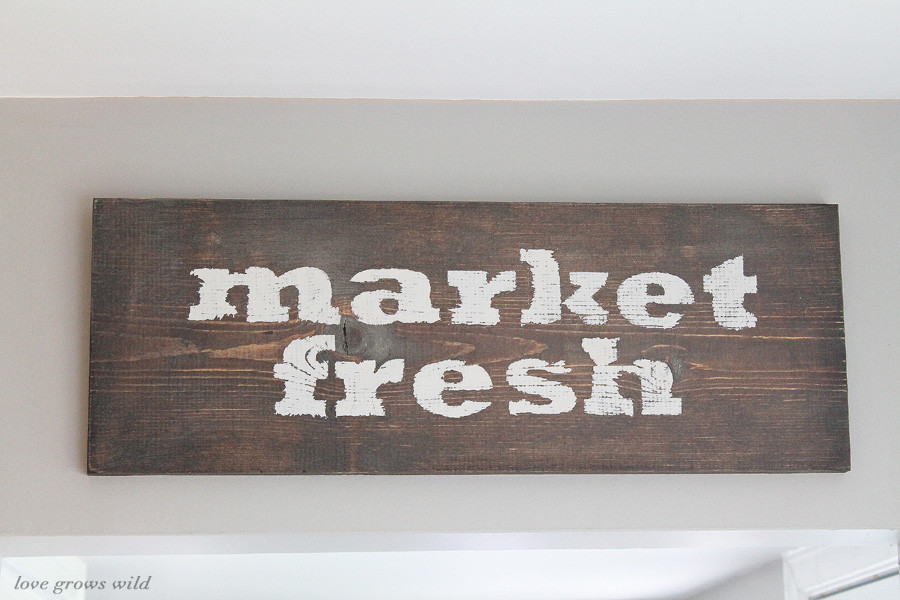 Best ideas about Kitchen Signs DIY
. Save or Pin DIY Market Fresh Rustic Wood Kitchen Sign Love Grows Wild Now.