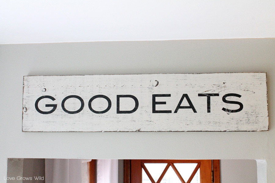 Best ideas about Kitchen Signs DIY
. Save or Pin How to Create Distressed Signs Love Grows Wild Now.