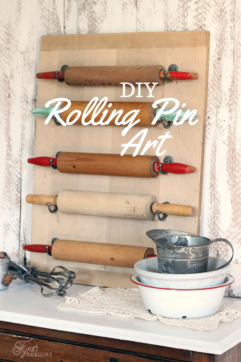 Best ideas about Kitchen Wall Decor Ideas DIY
. Save or Pin Easy DIY Rolling Pin Wall Art FYNES DESIGNS Now.