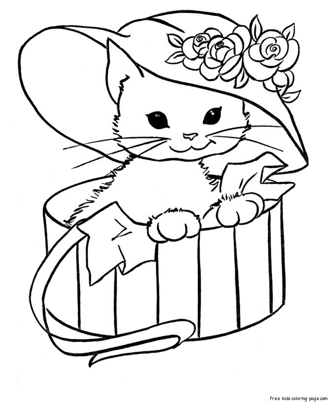 Best ideas about Kitty Cat Printable Coloring Pages
. Save or Pin Cute Coloring Pages Animals AZ Coloring Pages Now.
