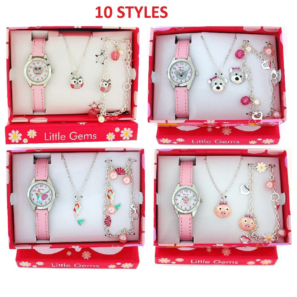 Best ideas about Ladies Birthday Gifts
. Save or Pin Ravel Girls Watch & Jewellery Cute Little Gems Children s Now.