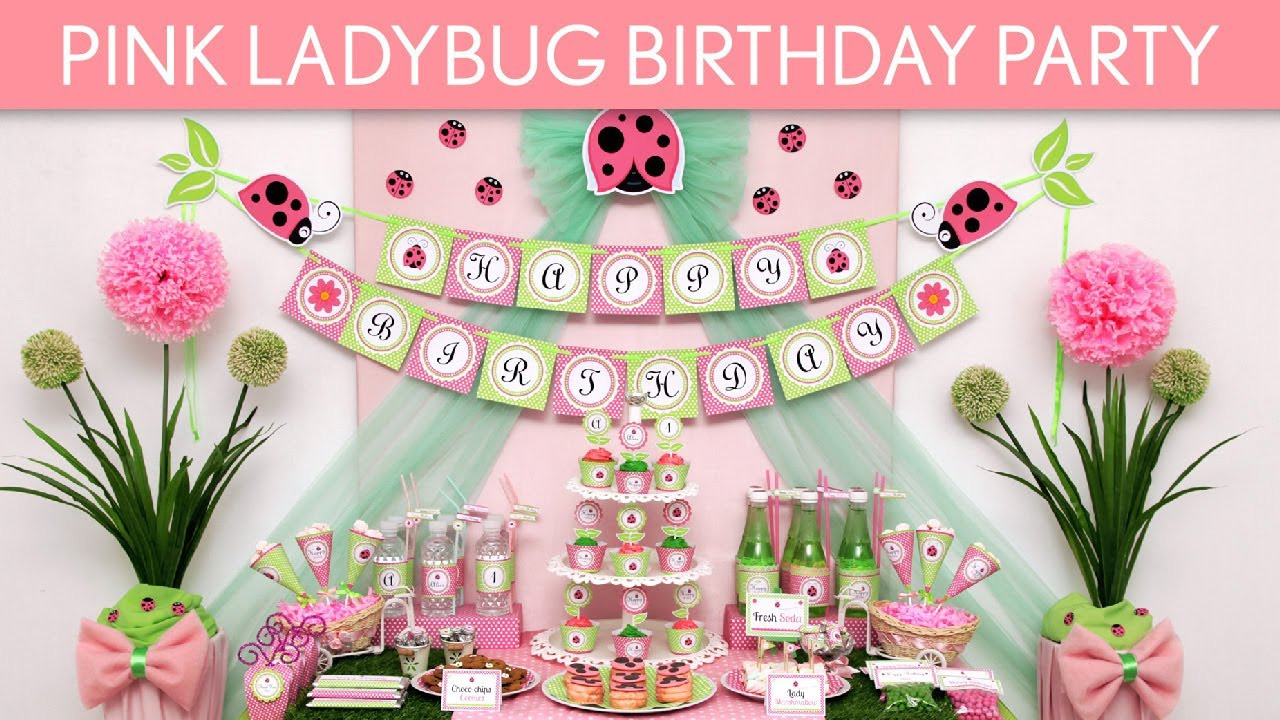 Best ideas about Ladybug Birthday Party
. Save or Pin Pink Ladybug Birthday Party Ideas Pink Ladybug B114 Now.