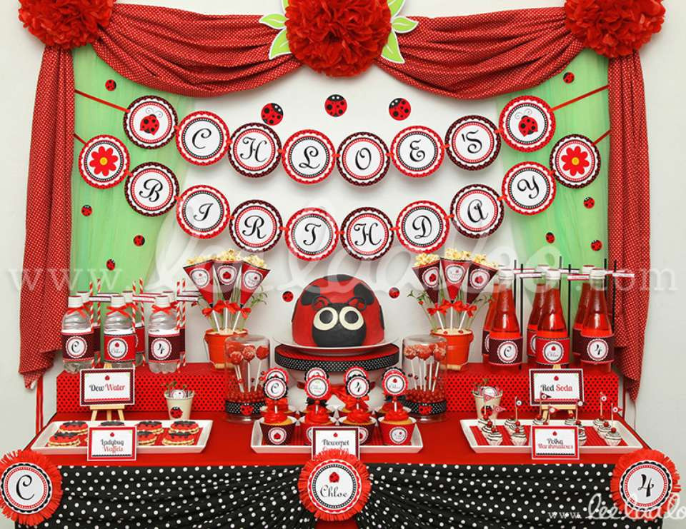Best ideas about Ladybug Birthday Party
. Save or Pin Ladybugs Birthday "Ladybug Party Theme B35" Now.