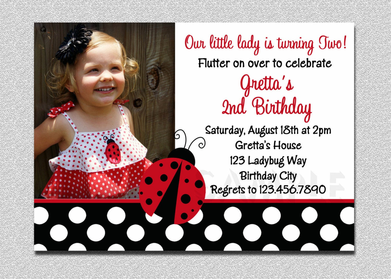 Best ideas about Ladybugs Birthday Invitations
. Save or Pin Ladybug Birthday 1st birthday Invitation Ladybug Birthday Now.