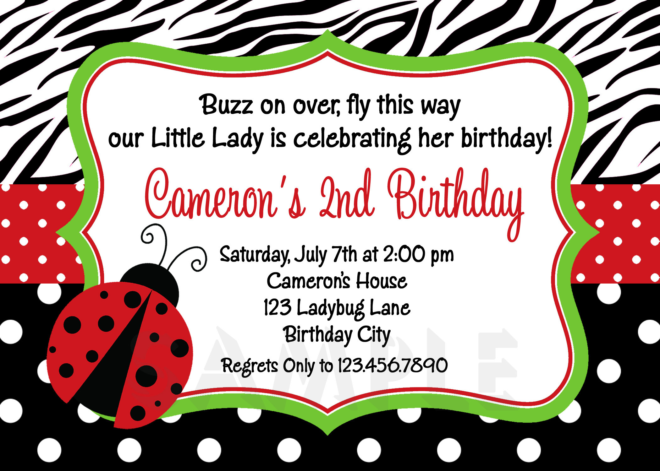 Best ideas about Ladybugs Birthday Invitations
. Save or Pin Printable Birthday Invitations Ladybug First Party Red Now.