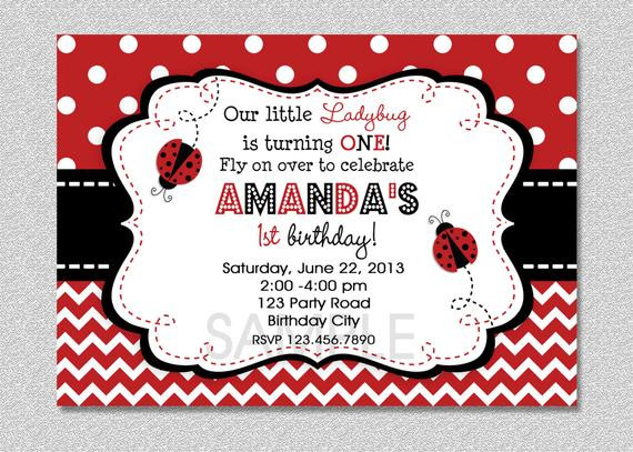 Best ideas about Ladybugs Birthday Invitations
. Save or Pin Ladybug Birthday Invitation Red Ladybug Invitation Ladybug Now.