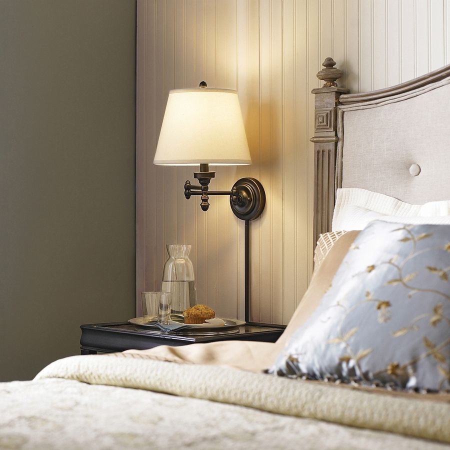 Best ideas about Lamps For Bedroom
. Save or Pin Conserve valuable bedside table space by installing a chic Now.