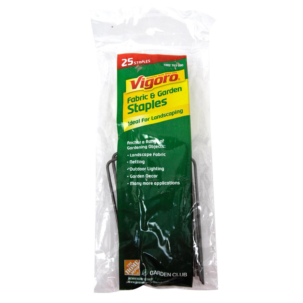Best ideas about Landscape Fabric Home Depot
. Save or Pin Vigoro Landscape Fabric and Garden Staples 25 Pack 825RV Now.