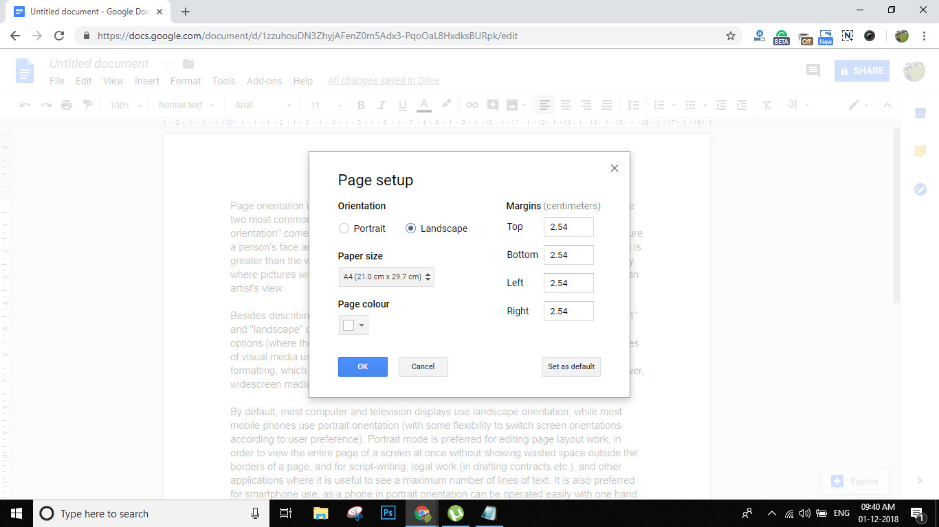 Best ideas about Landscape Google Docs
. Save or Pin How to Create Google Docs Landscape Orientation Page Guide Now.