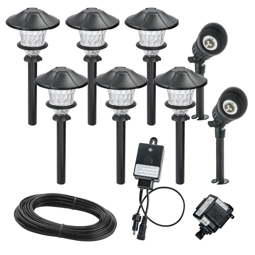 Best ideas about Landscape Lighting Kits
. Save or Pin Hampton Bay Low Voltage Black Outdoor Integrated LED Now.