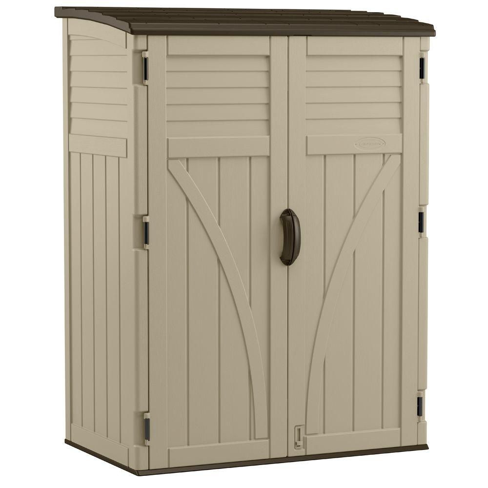 Best ideas about Large Vertical Storage Shed
. Save or Pin Suncast 54 cu ft Vertical Storage Shed Now.