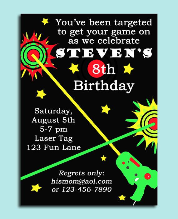 Best ideas about Laser Tag Birthday Invitations
. Save or Pin Laser Tag Birthday Invitation Printable and by ThatPartyChick Now.
