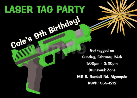 Best ideas about Laser Tag Birthday Invitations
. Save or Pin Laser Tag Birthday Invitation Laser Tag by Now.