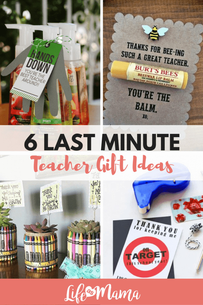 Best ideas about Last Day Of School Teacher Gift Ideas
. Save or Pin 6 Last Minute Teacher Gift Ideas Now.