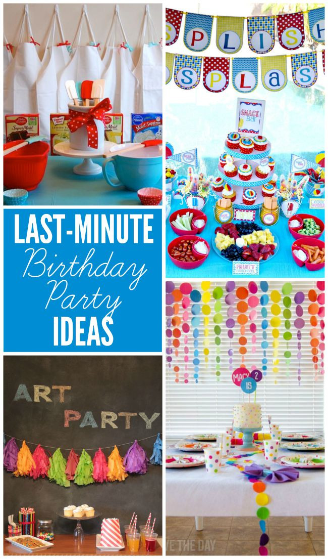 Best ideas about Last Minute Birthday Gift Ideas
. Save or Pin Last Minute Party Ideas Design Dazzle Now.