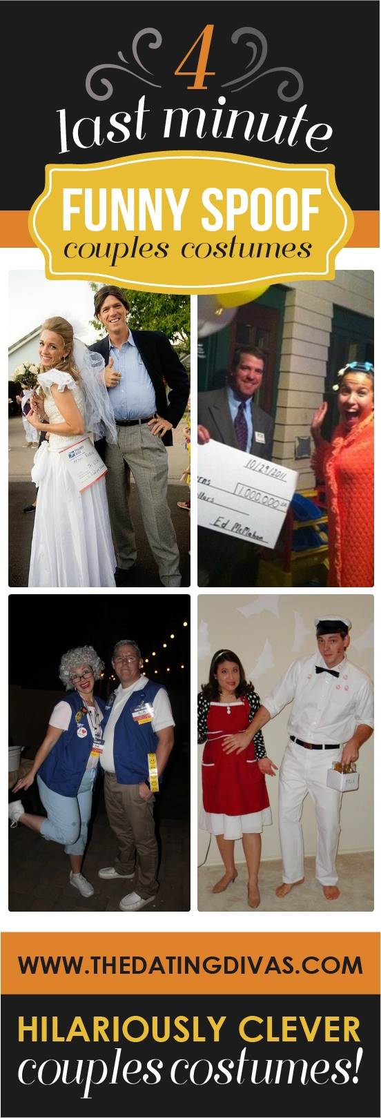 Best ideas about Last Minute DIY Couples Costumes
. Save or Pin 50 Last Minute Couples Halloween Costume Ideas Now.