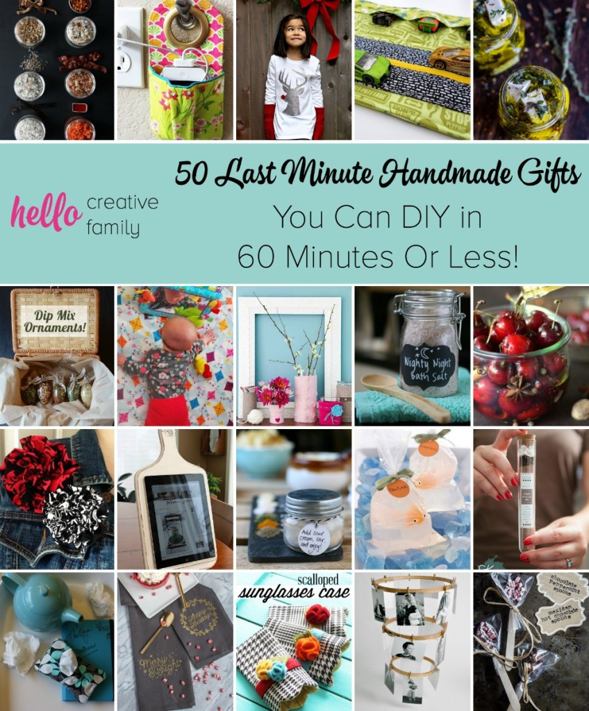 Best ideas about Last Minute DIY Gifts
. Save or Pin 50 Last Minute Handmade Gifts You Can DIY in 60 Minutes Now.