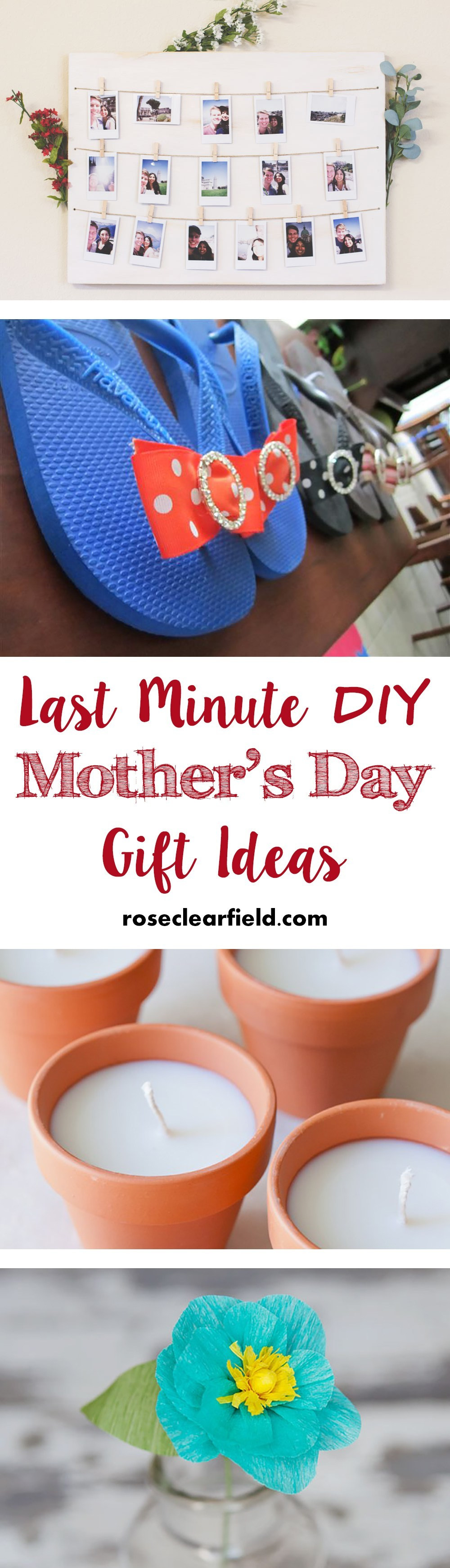 Best ideas about Last Minute Father'S Day Gifts DIY
. Save or Pin Last Minute DIY Mother s Day Gift Ideas • Rose Clearfield Now.