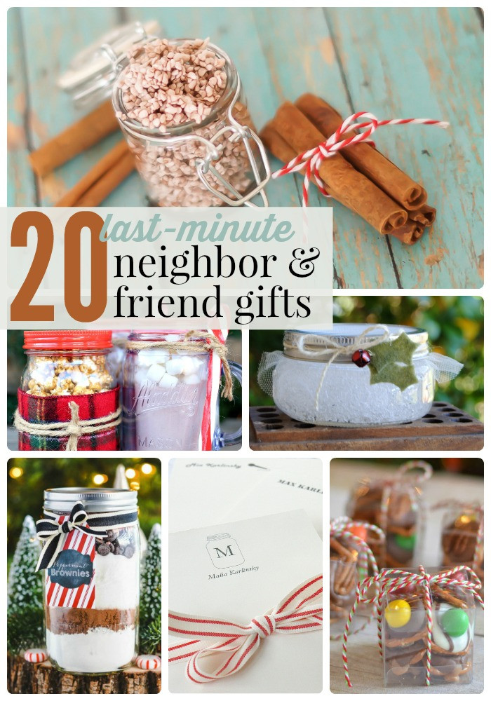Best ideas about Last Minute Gift Ideas For Neighbors
. Save or Pin Great Ideas 20 Last Minute Neighbor and Friend Gifts Now.