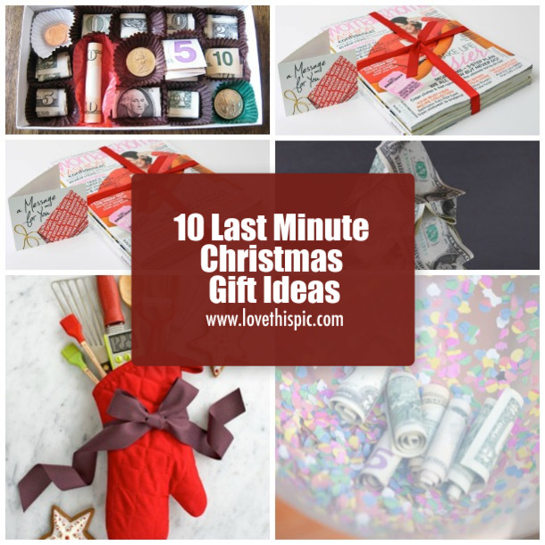Best ideas about Last Minute Gift Ideas
. Save or Pin 10 Last Minute Christmas Gift Ideas Now.