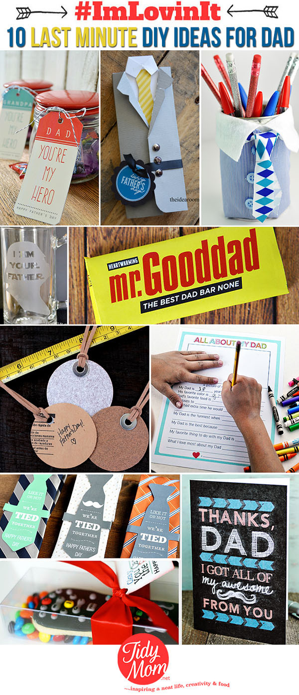Best ideas about Last Minute Homemade Birthday Gifts For Dad
. Save or Pin 10 Last Minute Father s Day Ideas Now.