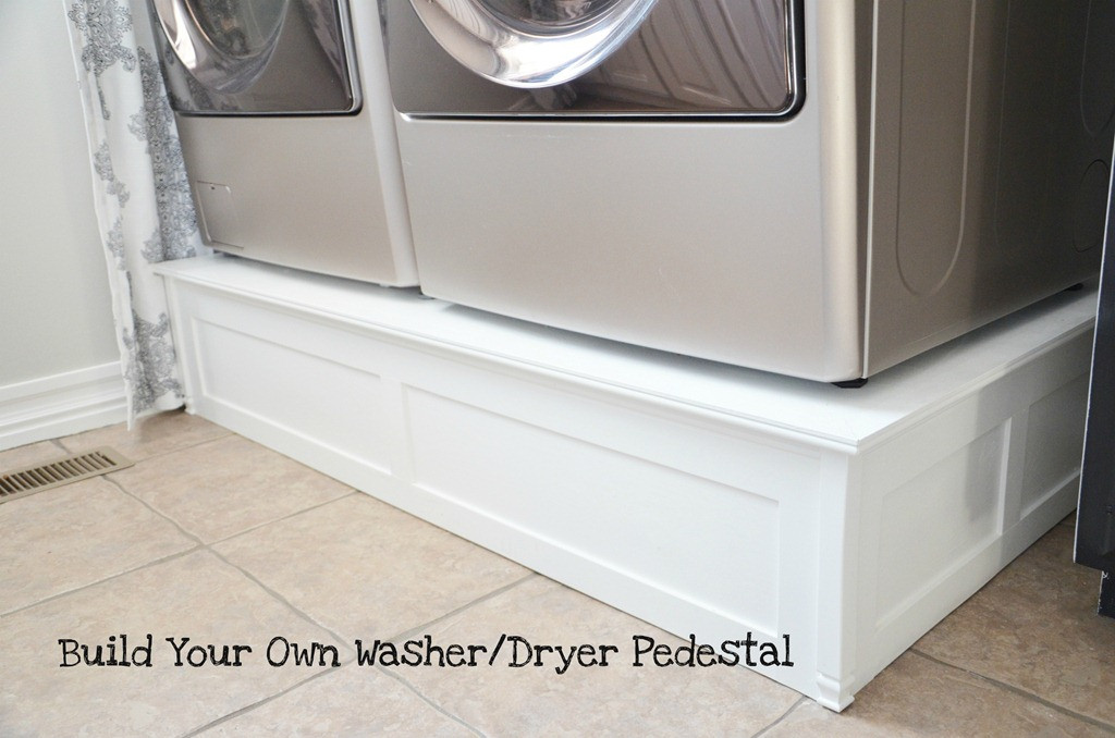 Best ideas about Laundry Pedestal DIY
. Save or Pin build washer and dryer platform The Idea Room Now.