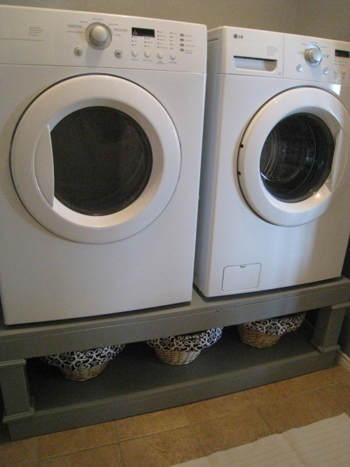 Best ideas about Laundry Pedestal DIY
. Save or Pin Washer and Dryer Pedestal Reveal Shanty 2 Chic Now.