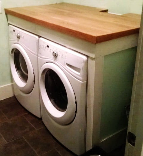 Best ideas about Laundry Room Countertop DIY
. Save or Pin DIY Laundry Room Countertop Over Washer Dryer Now.