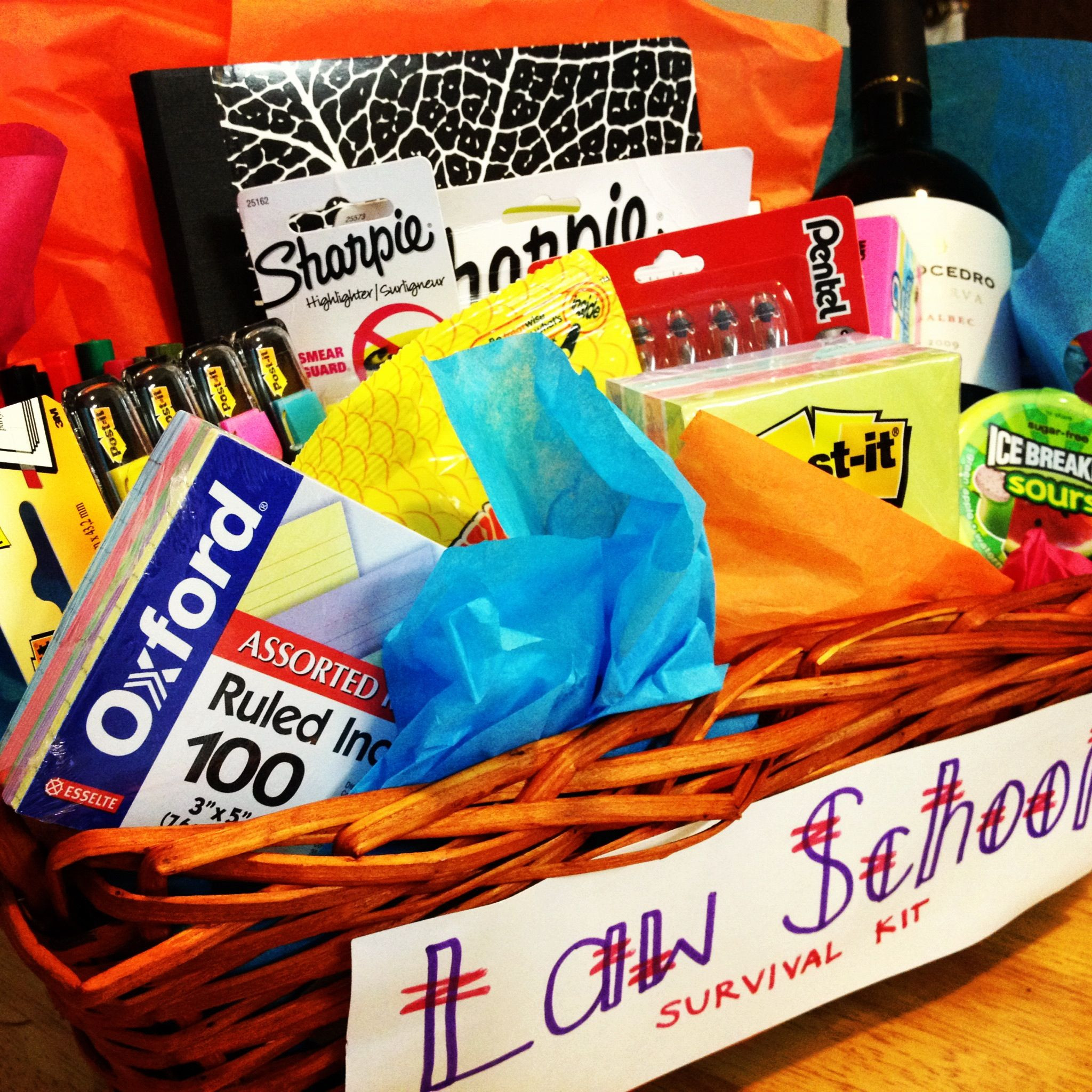 Best ideas about Law School Gift Ideas
. Save or Pin law school survival kit from my sisters as a graduation Now.