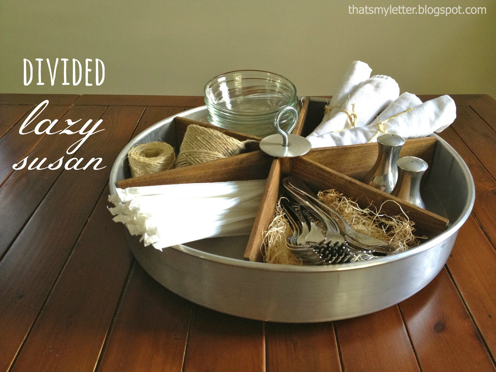 Best ideas about Lazy Susan DIY
. Save or Pin That s My Letter DIY Tabletop Lazy Susan Now.