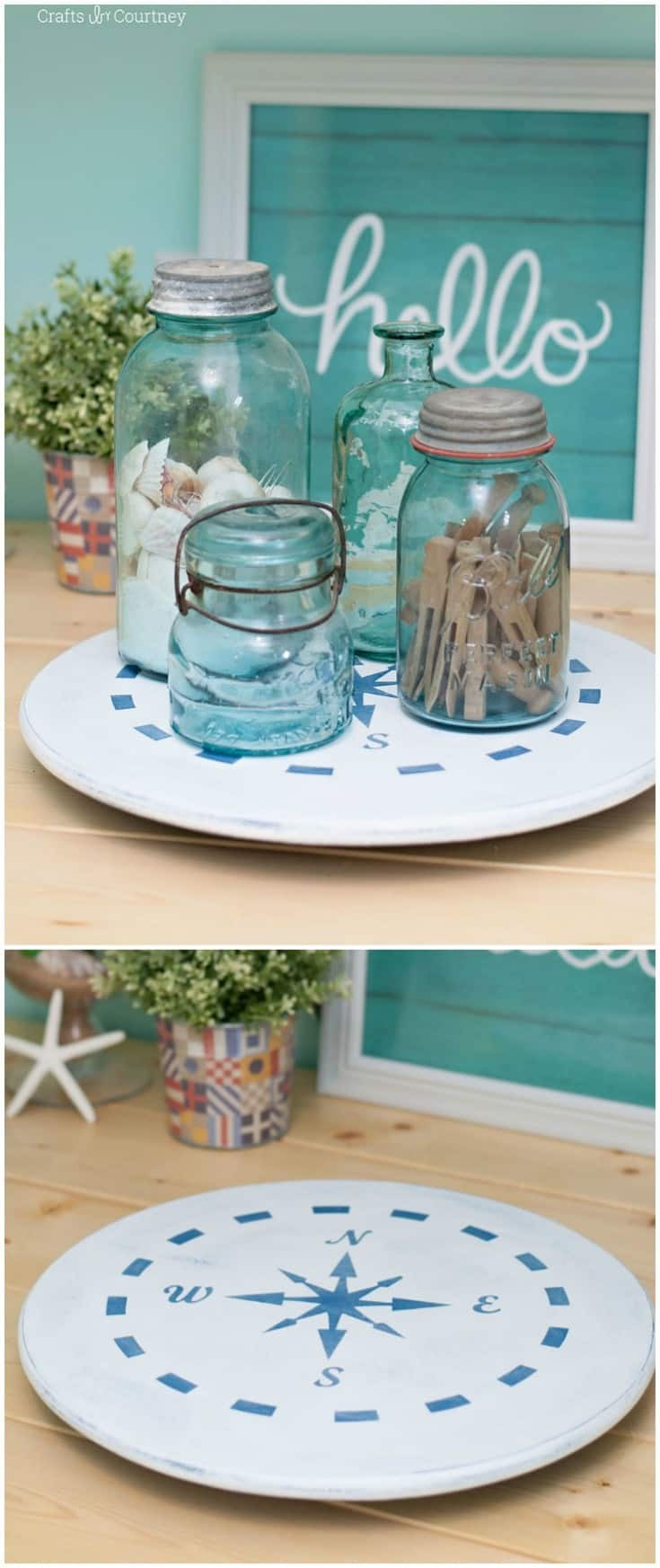 Best ideas about Lazy Susan DIY
. Save or Pin IKEA DIY lazy susan makeover Mod Podge Rocks Now.