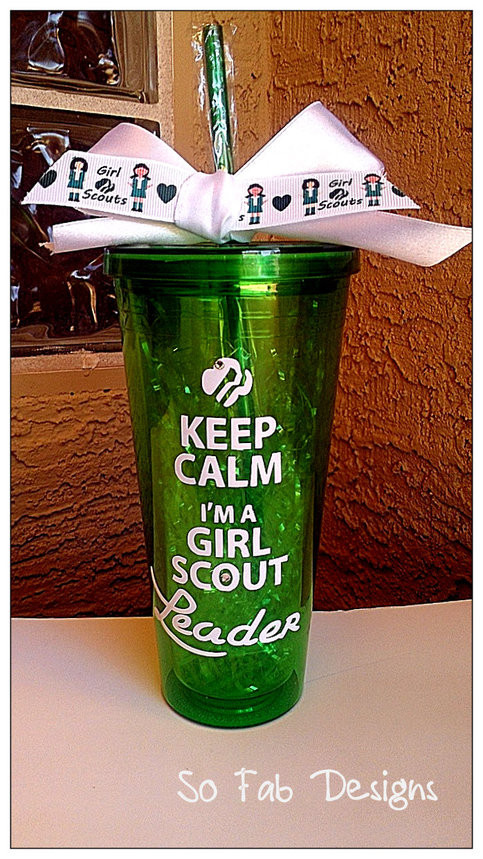 Best ideas about Leadership Gift Ideas
. Save or Pin Customized Girl Scout Leader cup 20 ounce BPA Free Now.