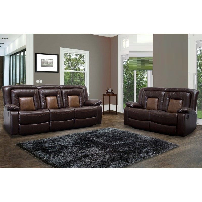 Best ideas about Leather Recliners Sofa Sets
. Save or Pin 2pc Sofa Set Living Room Modern Sofa Loveseat w Double Now.
