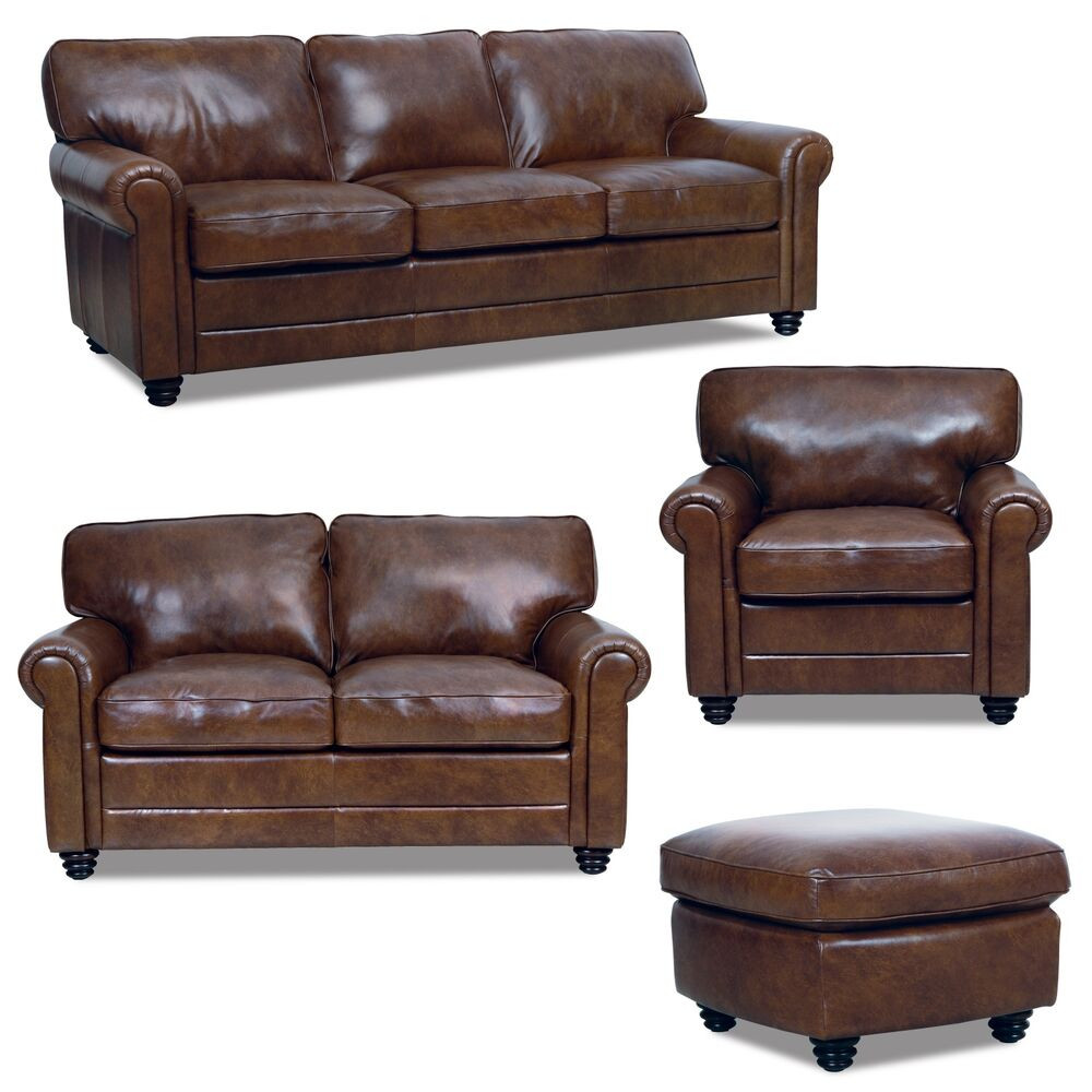 Best ideas about Leather Recliners Sofa Sets
. Save or Pin New Luke Leather Italian Brown Down Sofa Set Sofa Loveseat Now.