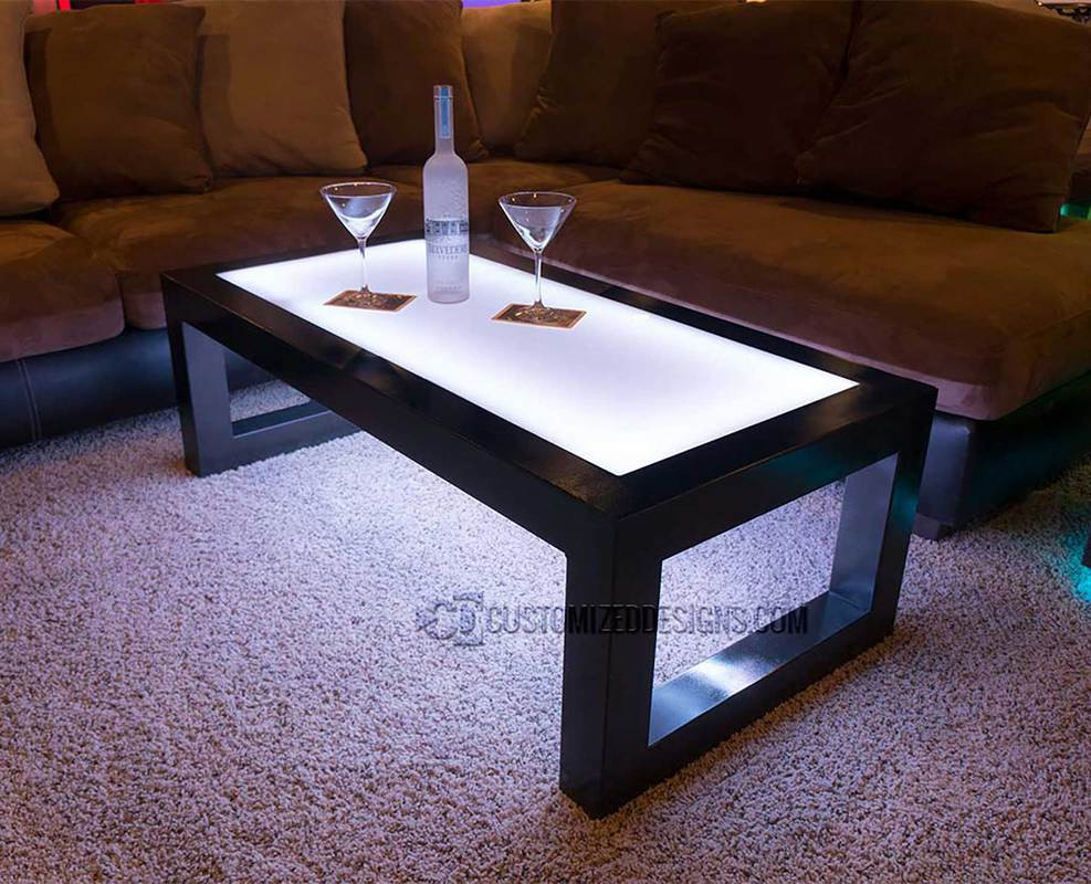 Best ideas about Led Coffee Table
. Save or Pin Carbon Series LED Coffee Table Customizeddesigns Now.