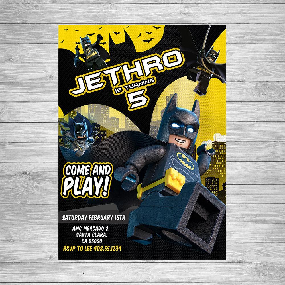 Best ideas about Lego Batman Birthday Invitations
. Save or Pin Lego Batman Invitation Lego Batman Birthday Lego Batman Now.