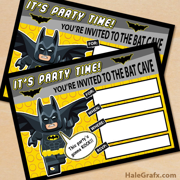 Best ideas about Lego Batman Birthday Invitations
. Save or Pin FREE Printable LEGO Batman Birthday Invitation Now.