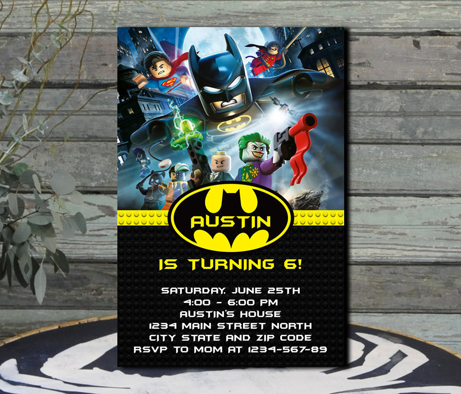 Best ideas about Lego Batman Birthday Invitations
. Save or Pin Batman Lego Batman Lego Invitation Batman Lego Birthday Now.