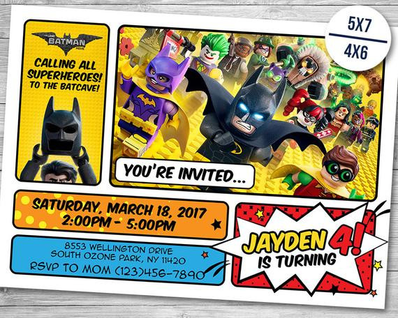 Best ideas about Lego Batman Birthday Party Invitations
. Save or Pin Lego Batman Invitation Lego Batman Birthday Lego Batman Now.