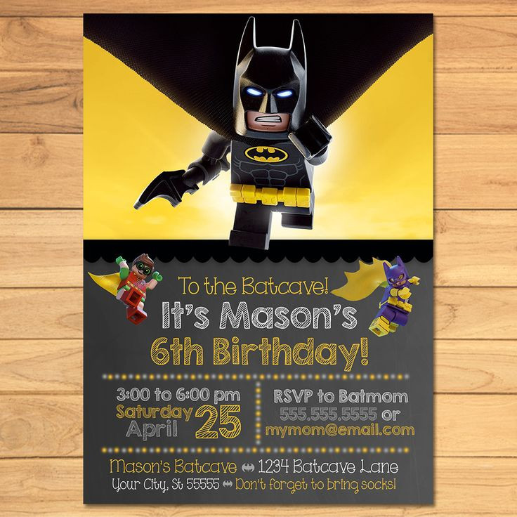 Best ideas about Lego Batman Birthday Party Invitations
. Save or Pin Best 25 Lego batman birthday ideas on Pinterest Now.